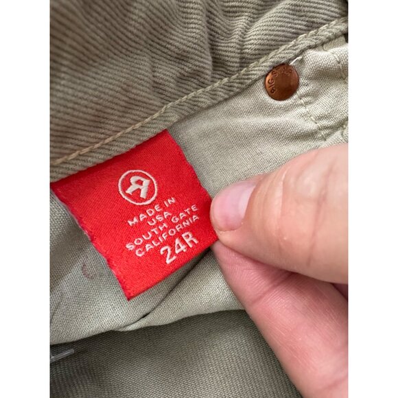 Womens Capri Pants Big Star NWT Size 24 Beige Cotton Blend Beach - Picture 5 of 11